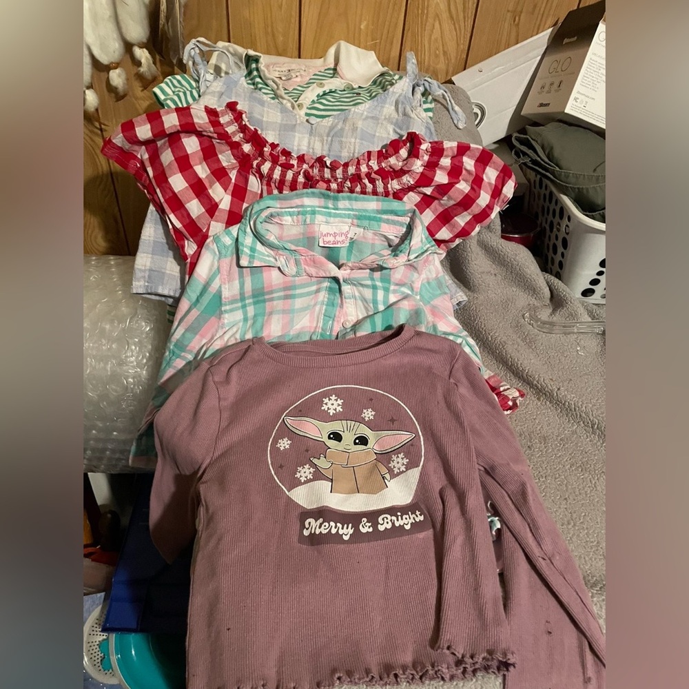Girls Mixed Tops Bundle (5)